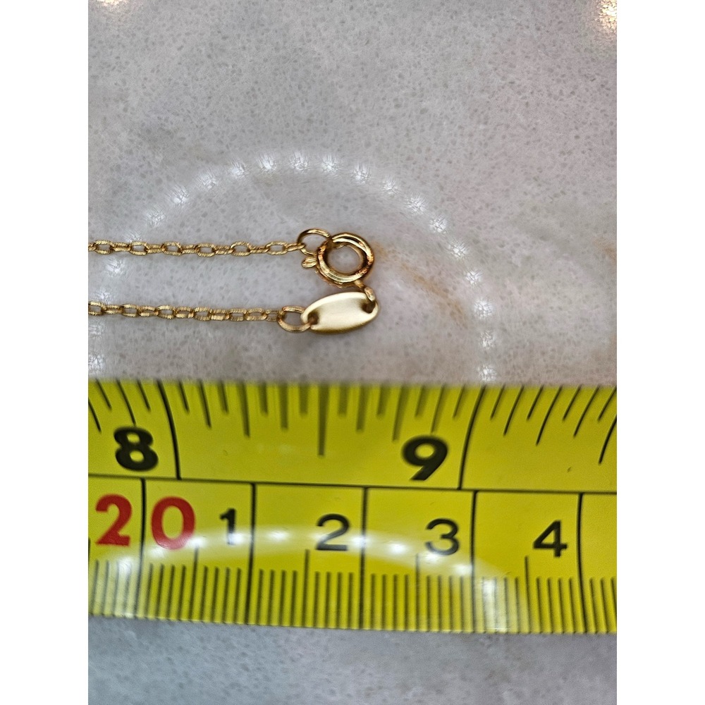 Gold Tone Round Faceted‎ Crystal Pendant Necklace Fashion Jewelry - Picture 5 of 8